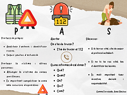 En aquesta activitat el que s'havia de  fer és des de Canva o alguna presentació, fer tres apartats: Protecció pròpia, Alertar i Socórrer. Havíem de posar en cada apartat un resum del que és i que s'ha de fer. Penso que aquesta activitat és molt útil a la vegada que interessant, ja que a la vida diària pot passar qualsevol situació que hem de tenir protecció pròpia i als altres, alertar, si s'ha de trucar a emergències, quina informació donar quan hi ha una situació de perill,  quin protocol s'ha d'implementar, etc. El que penso és que és molt important saber d'això, per així al futur poder saber actuar en una situació emergent. Aquesta activitat m'ha semblat ben fàcil.   WEBGRAFIA: El que he utilitzat per fer l'activitat ha sigut el Classroom de primers auxilis i Google.